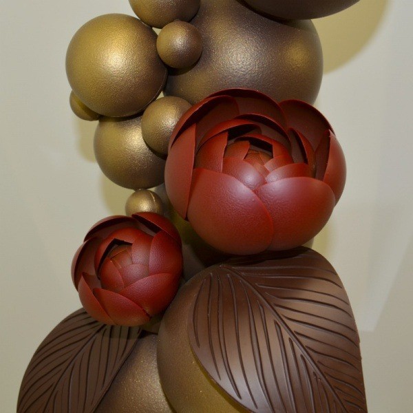 Détail d'une Pièce en Chocolat pour un Mariage 2016 de Stéphane Pasco