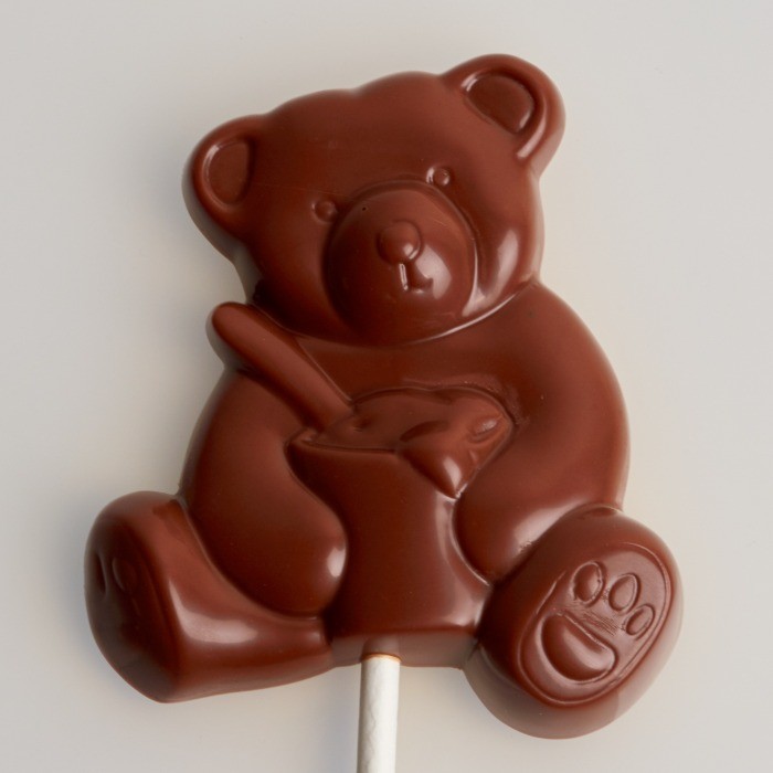 Sucette au Chocolat Lait de Stéphane Pasco, Chocolatier à Nantes et à Vertou, toute en gourmandise