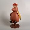 Montage de Pâques Paco Le Perroquet en Chocolat Lait et Noir, de Stéphane Pasco, artisan Pâtissier Chocolatier à Nantes et Vertou