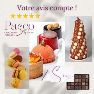 Donnez votre avis sur les boutiques de Pâtisserie Chocolaterie de Stéphane Pasco, artisan à Nantes et à Vertou