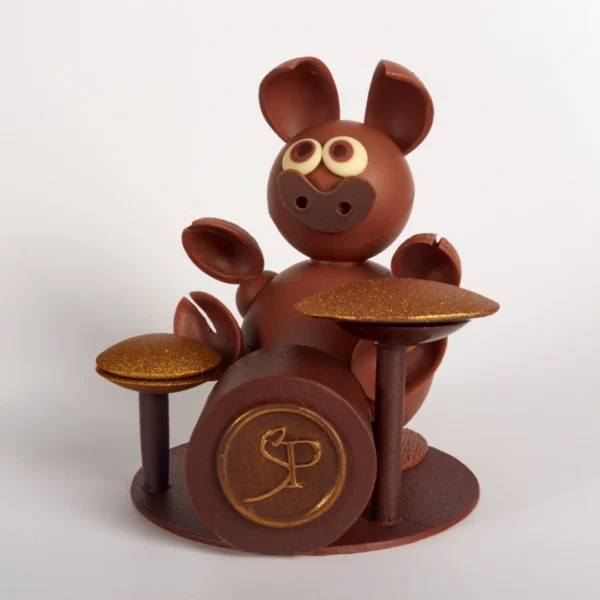 Dédé le Cochon Batteur 210 g : Montage de Pâques en Chocolat